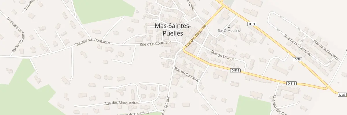 Plan du 2 Imp du Cers à Mas-Saintes-Puelles