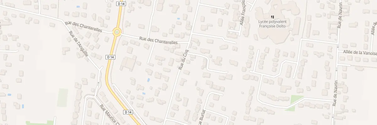 Plan du 377 Rue du Coq à Olivet