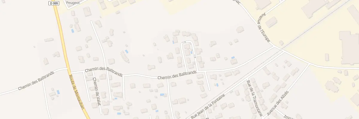 Plan du 3 Rue des Champs à Gaillac