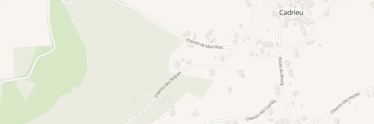 Plan du 5537F Les Roques à Cadrieu