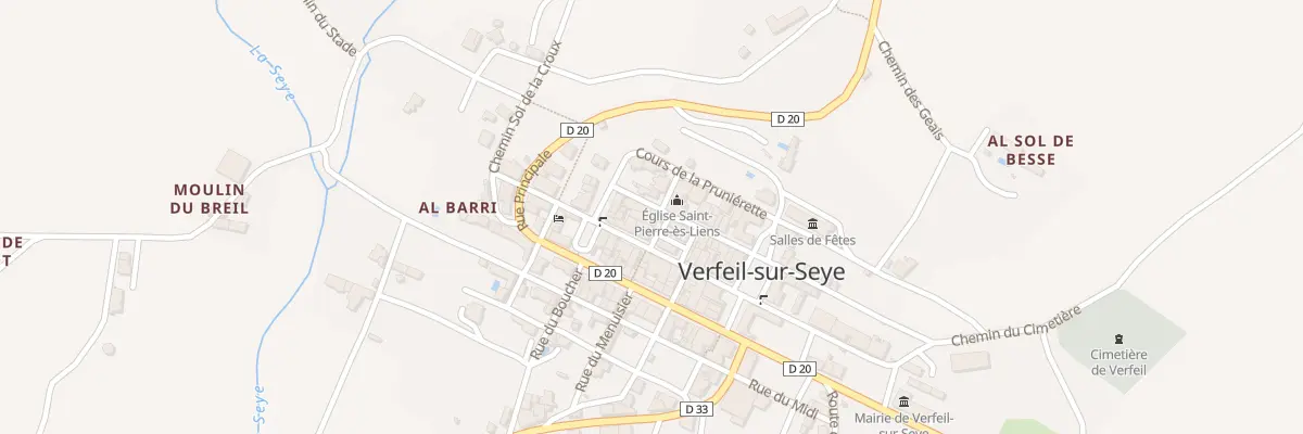 Plan du 5039 Verfeil à Verfeil