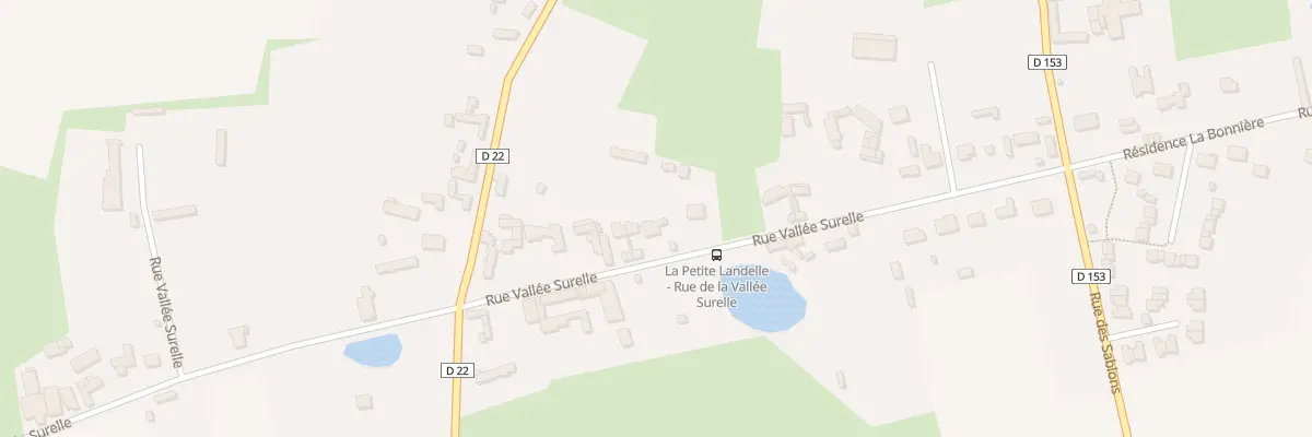Plan du 15 Rue Vallee Surelle à Lalandelle