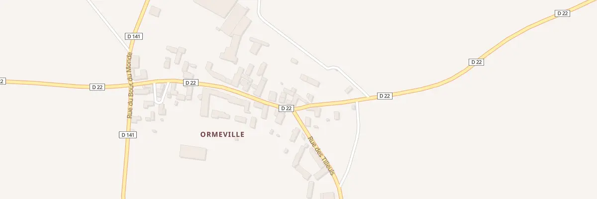 Plan du 8 Rue de la Mone à Baudreville
