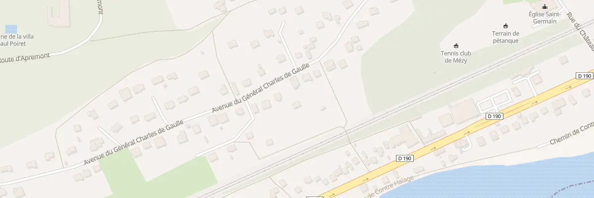 Plan du 17 Av du Gen de Gaulle à Mézy-sur-Seine