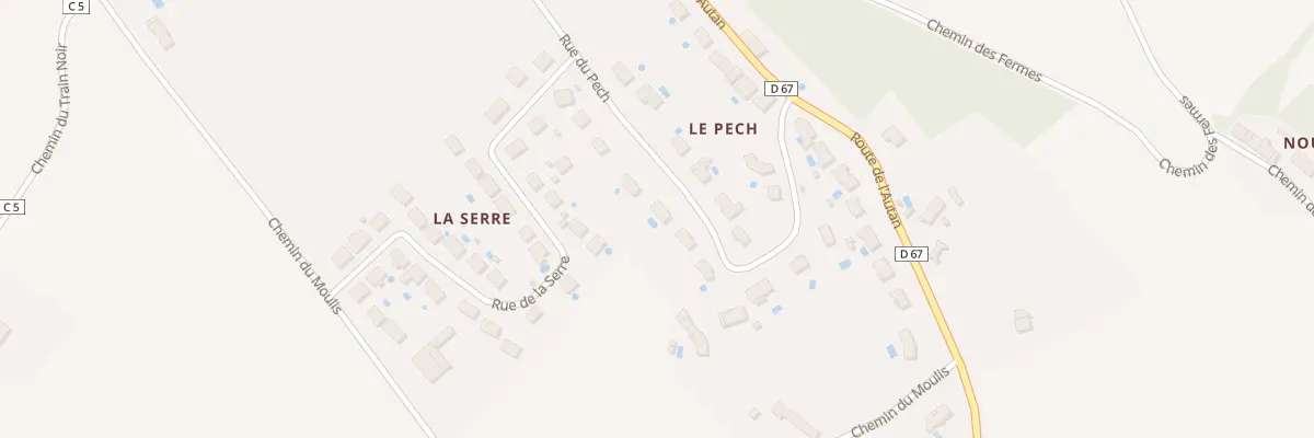 Plan du 18 Rue du Pech au Cabanial