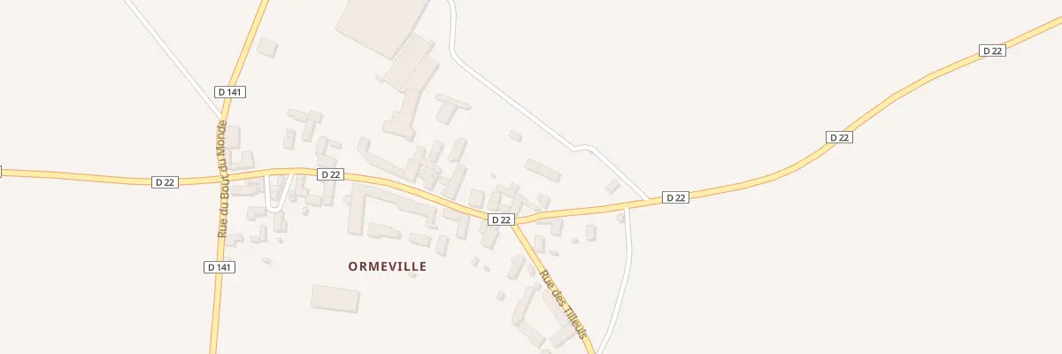 Plan du 6 Rue de la Mone à Baudreville