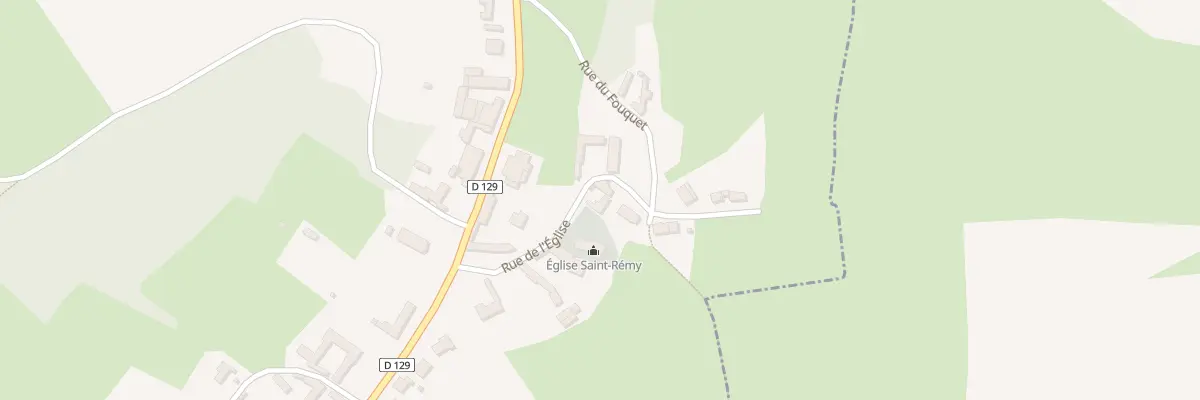 Plan du 7 Rue de l’Eglise à Saint-Rémy-au-Bois