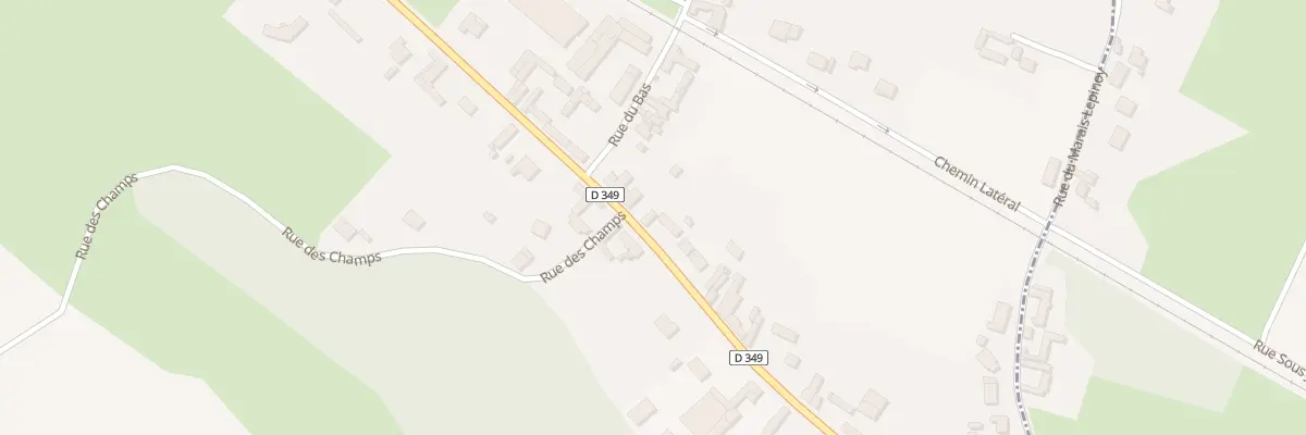 Plan du 34 Rte Nationale à Lespinoy