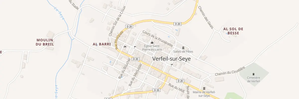 Plan du 5310 Verfeil à Verfeil
