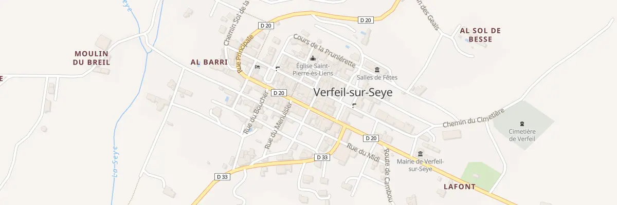 Plan du 5067 Verfeil à Verfeil