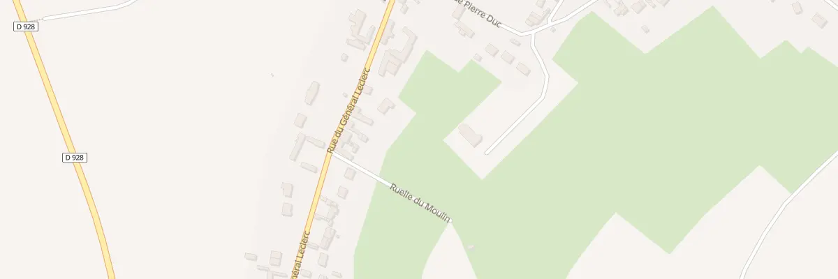Plan du 20B Rue du Général Leclerc à Canchy