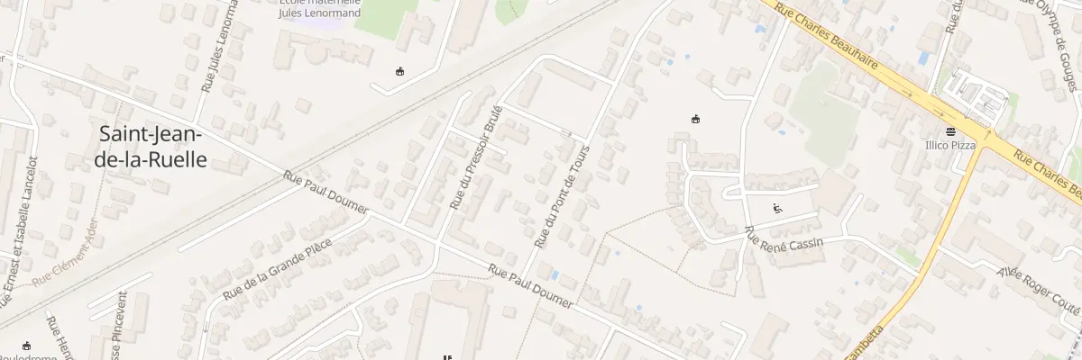 Plan du 18 Rue du Pont de Tours à Saint-Jean-de-la-Ruelle