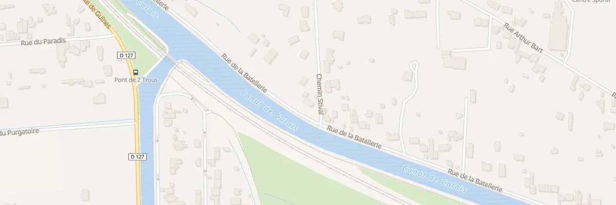 Plan du 1 Che Stival à Coulogne