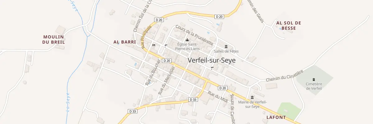 Plan du 5066 Verfeil à Verfeil