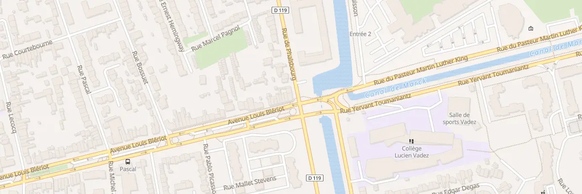 Plan du 126 Rue de Phalsbourg à Calais