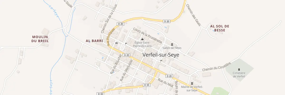 Plan du 5085 Verfeil à Verfeil
