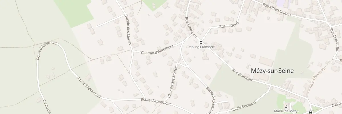 Plan du 2 Che des Mottes à Mézy-sur-Seine