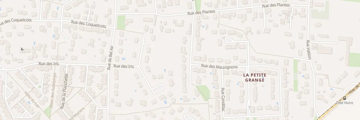 Plan du 6 Rue des Mauvignons à Saint-Pryvé-Saint-Mesmin