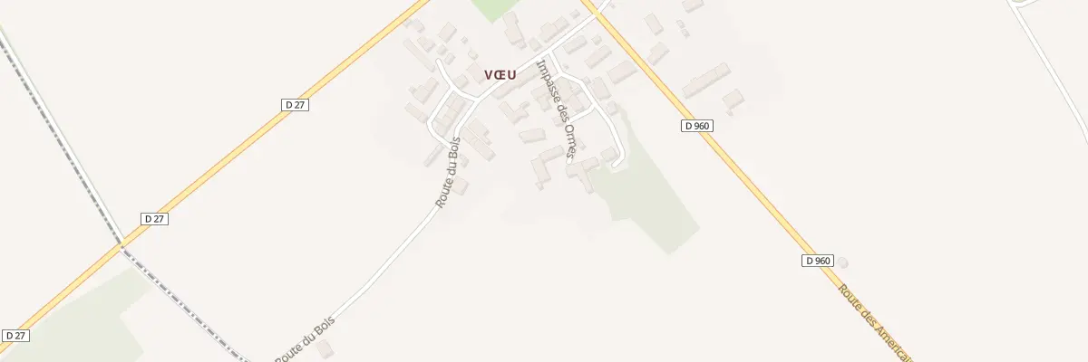 Plan du 5153 Voeu à Paudy