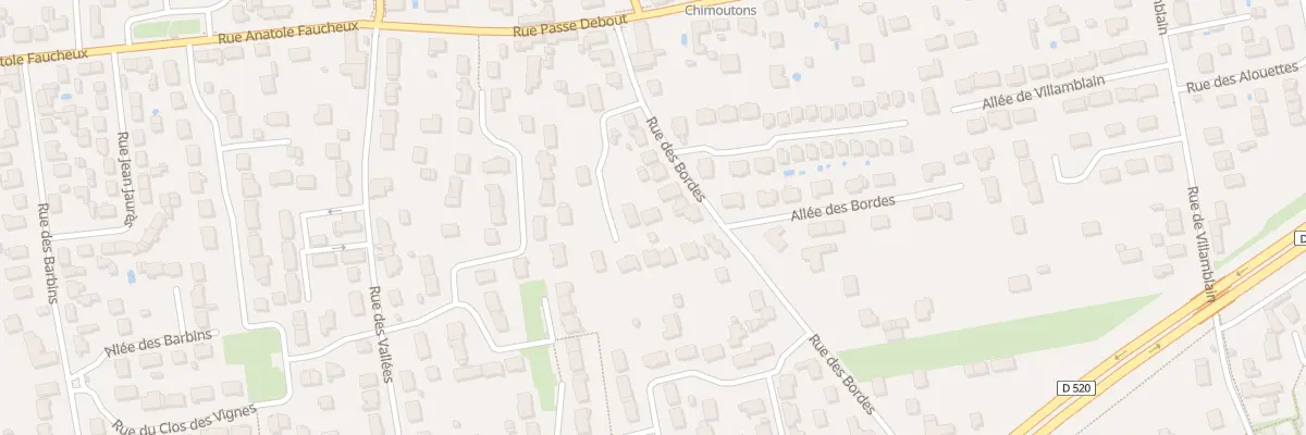 Plan du 997 Rue des Bordes à Saran
