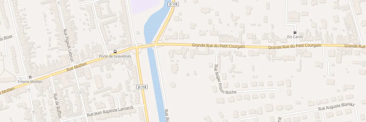 Plan du 66 Gr Grande Rue Petit Courgain à Calais