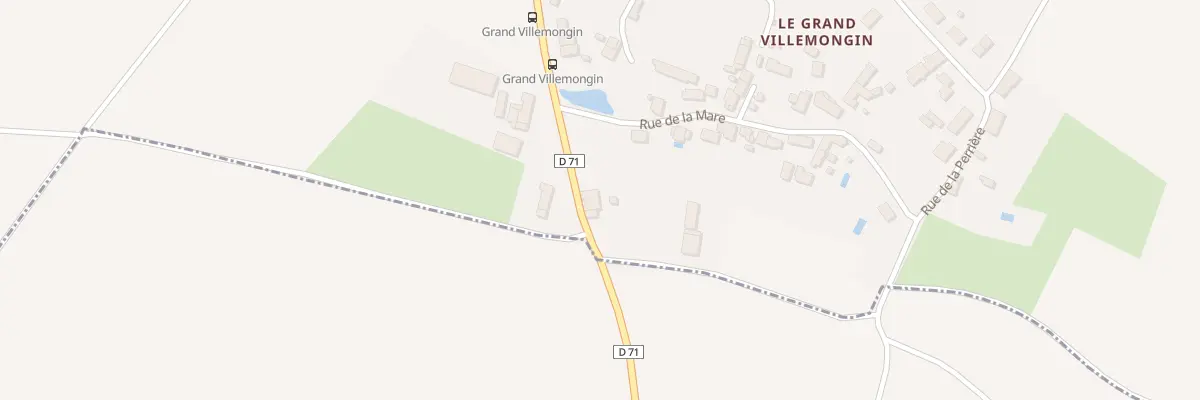Plan du 5133 Le Grand Villemongin à Mâron