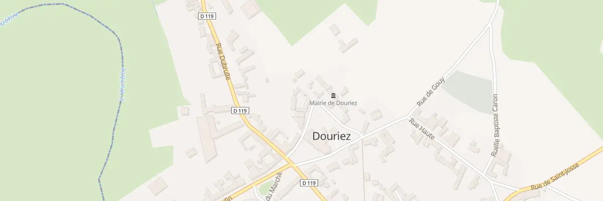 Plan du 8 Rue de l’Eglise à Douriez