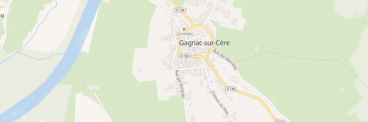 Plan du 2 La Venelle à Gagnac-sur-Cère