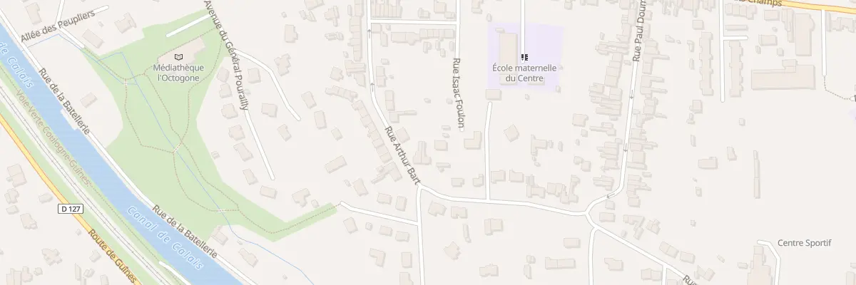 Plan du 33 Rue Arthur Bart à Coulogne