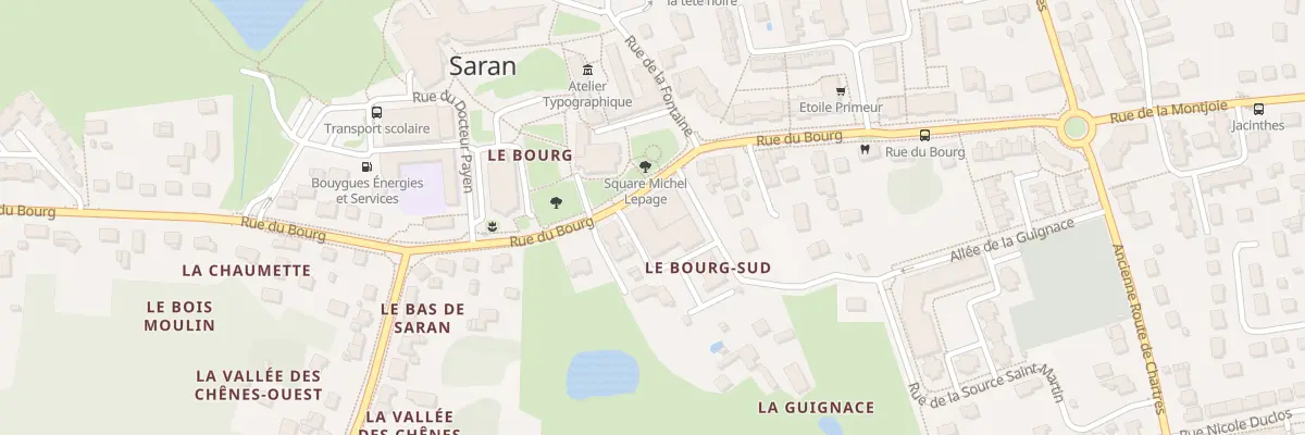 Plan du 339 Rue du Bourg à Saran