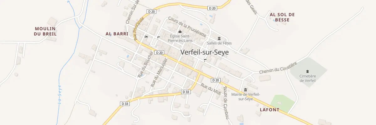 Plan du 5105 Verfeil à Verfeil