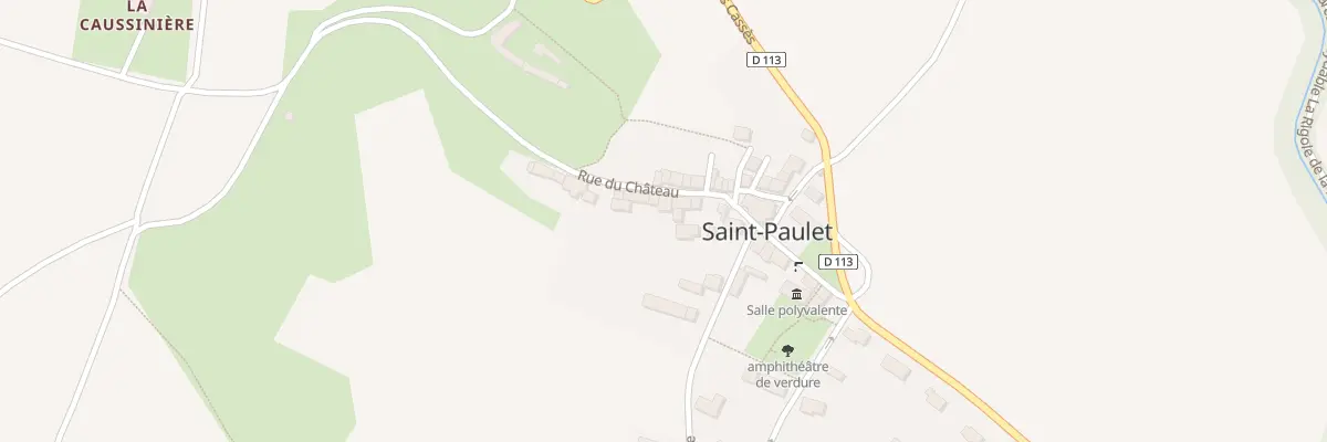 Plan du 12 Rue du Château à Saint-Paulet