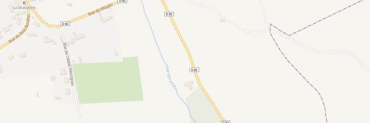 Plan du 608 Rue du Moulin à Drucat