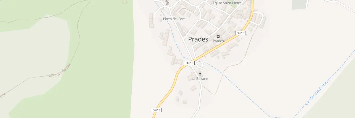 Plan du 106 Prades Village à Prades