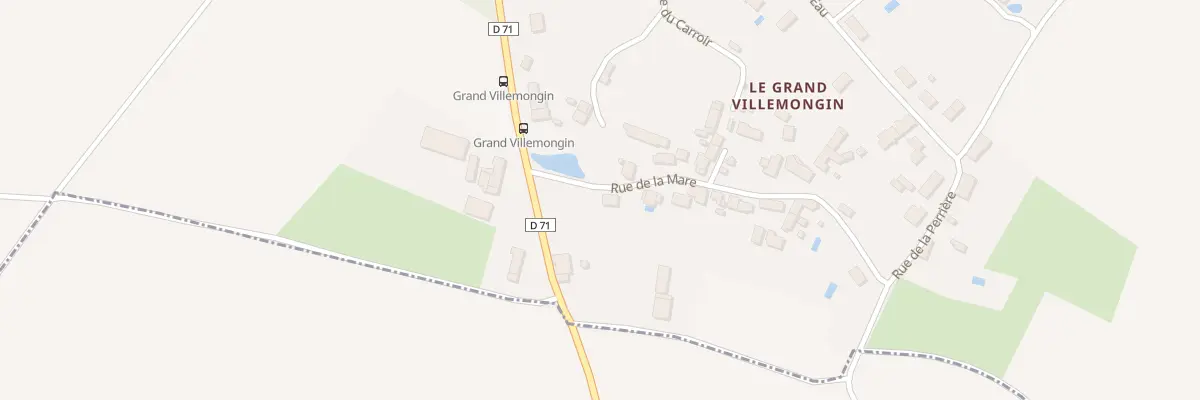 Plan du 6 Rue de la Mare à Mâron