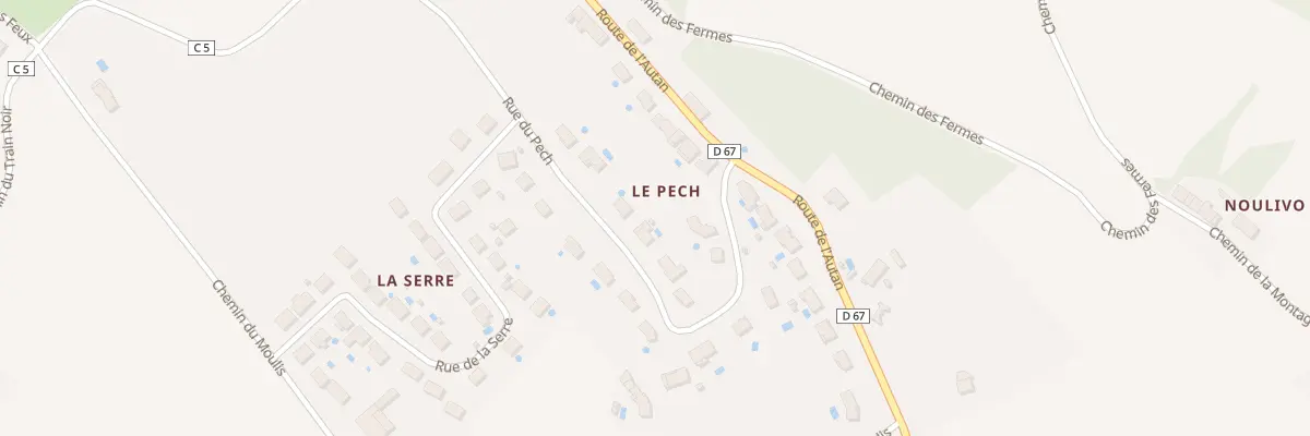 Plan du 24 Rue du Pech au Cabanial