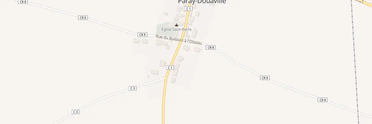Plan du 25 Rue de Barthélémy à Paray-Douaville