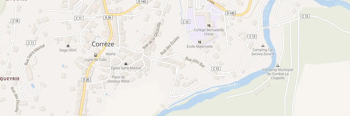 Plan du 11 Imp du Puy Lagrange à Corrèze