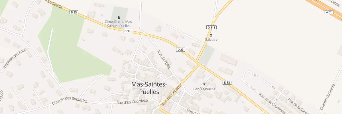 Plan du 4 Rue de l’Obit à Mas-Saintes-Puelles