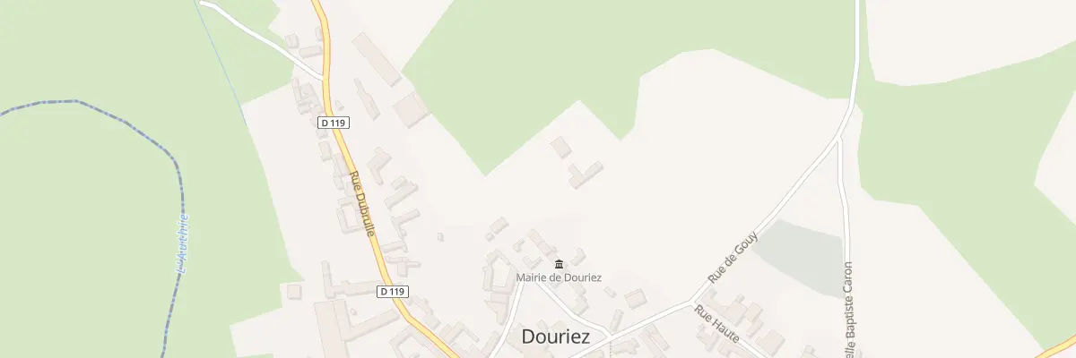 Plan du 5004 Le Dessus des Jardins à Douriez