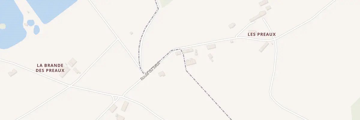 Plan du 6 Rte du Seuil à Tranzault