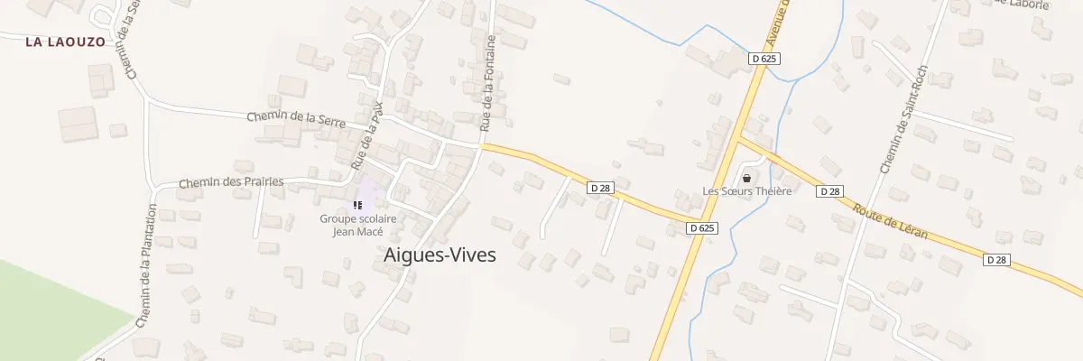 Plan du 7 Rue Georges Clemenceau à Aigues-Vives