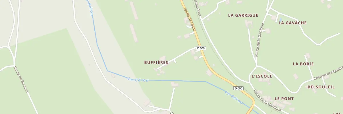 Plan du 5222 Buffieres à Milhars