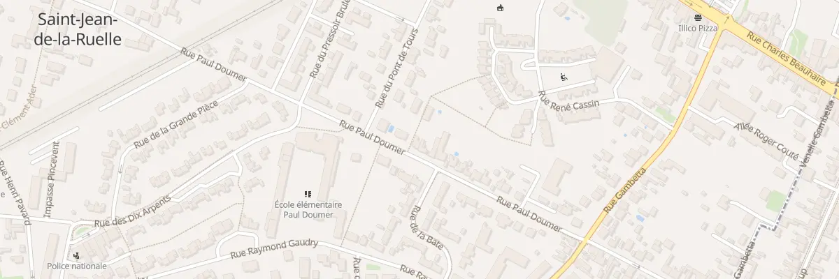 Plan du 60 Rue Paul Doumer à Saint-Jean-de-la-Ruelle
