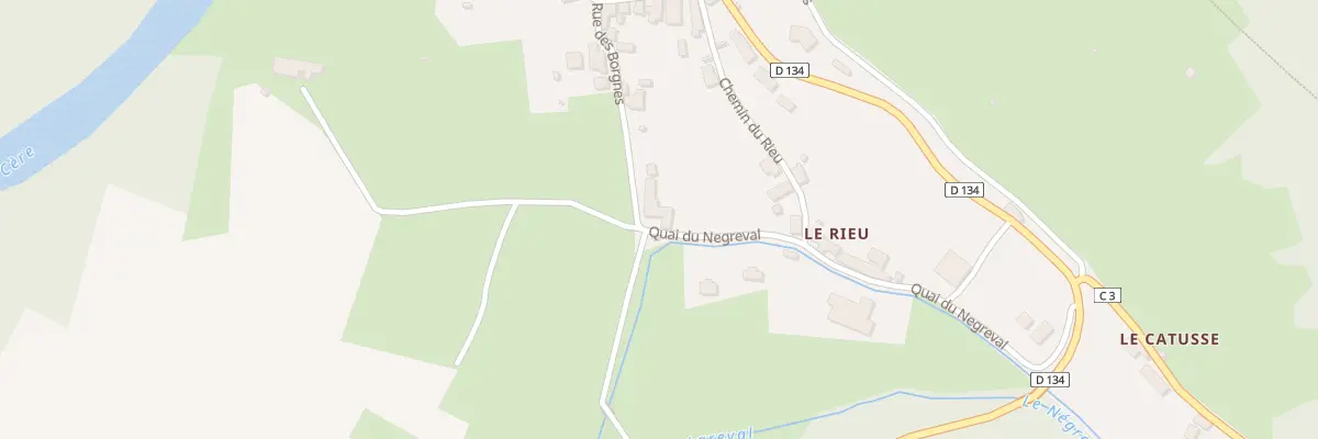 Plan du 1 Quai du Negreval à Gagnac-sur-Cère