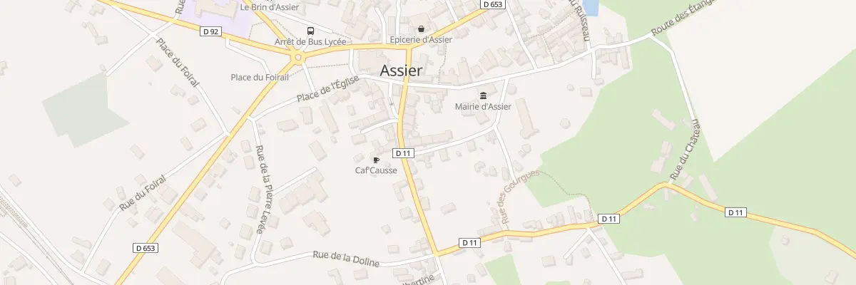 Plan du 140 Rue des Ecuries de Galiot à Assier