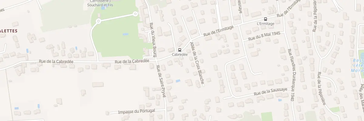 Plan du 77 Rue de l’Ermitage à Saint-Pryvé-Saint-Mesmin