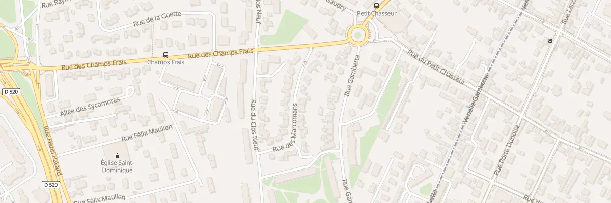 Plan du 9 Rue des Marcomans à Saint-Jean-de-la-Ruelle