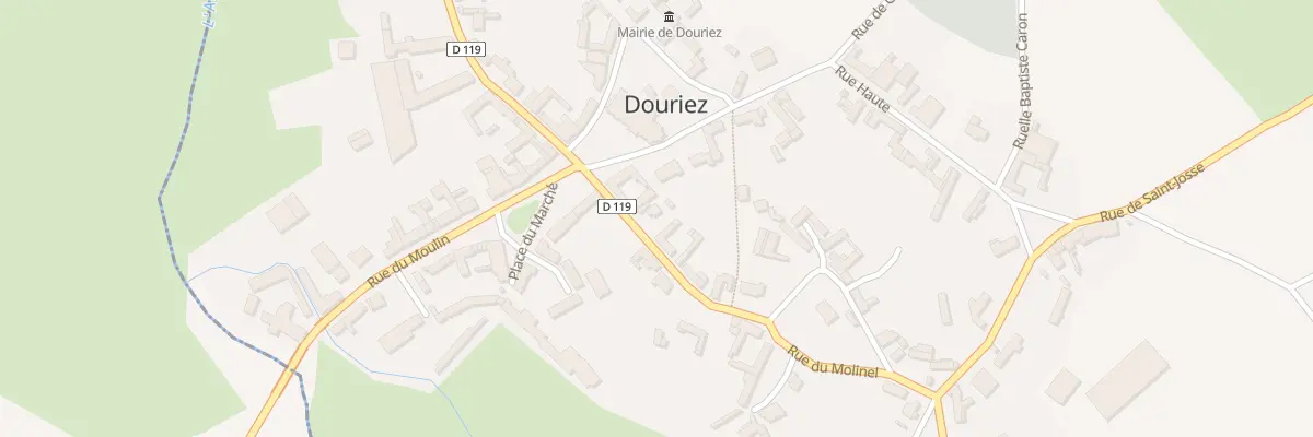 Plan du 2 Rue de Molinel à Douriez