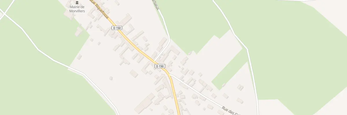 Plan du 33 Rue Riquefosse à Morvillers